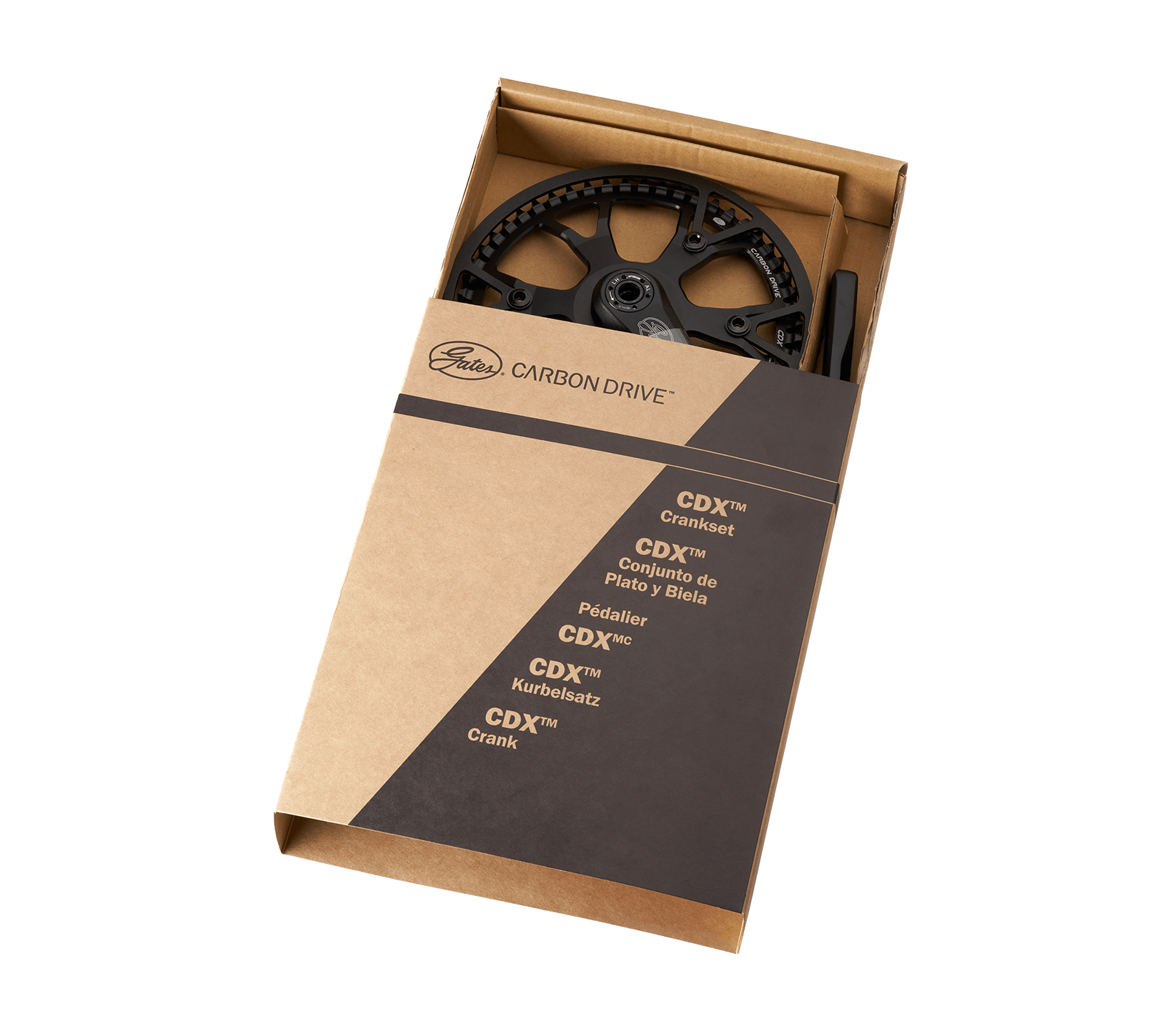 CDX Crank Set Gates S550, Direct Mount