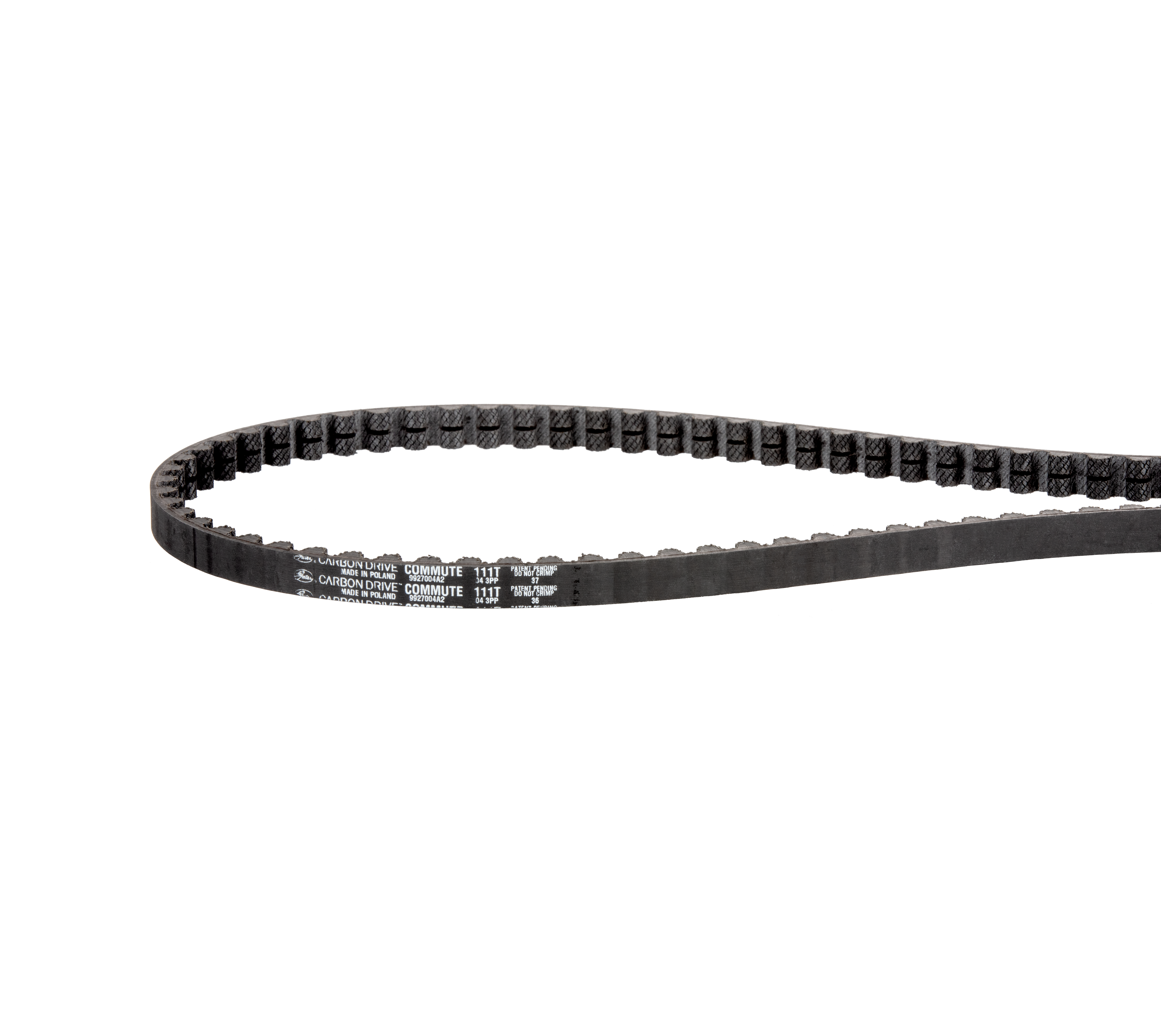 CDC  Center Track Belt Gates Carbon Drive, black