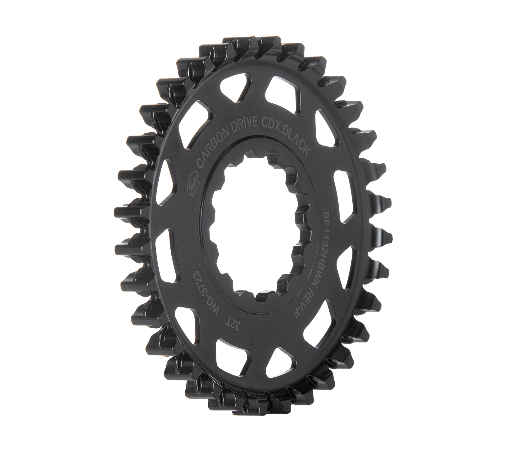 CDX:BLACK Fin Line Rear Sprocket, 32T, 3X3 NINE Hub